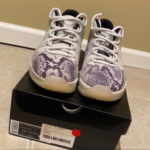 Men’s Jordan 11 low snakeskin